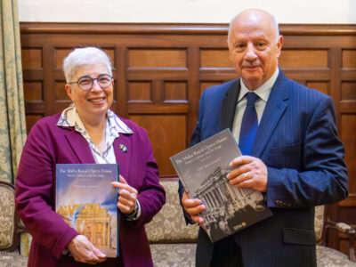 Presentation of Opera House publication to Rector